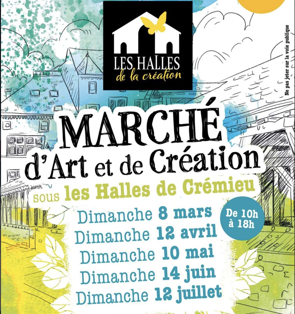 Marché Les Halles de la création - Crémieu